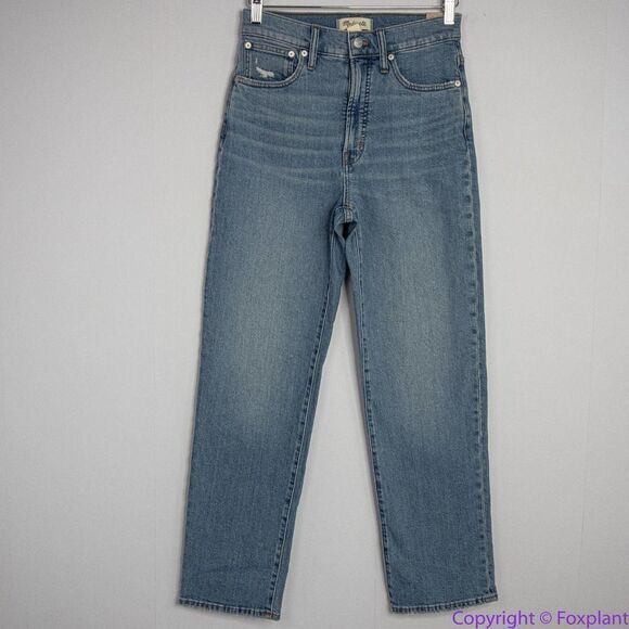 NEW Madewell The Perfect Vintage Straight Jean in Montville Wash, 26 - Picture 3 of 16